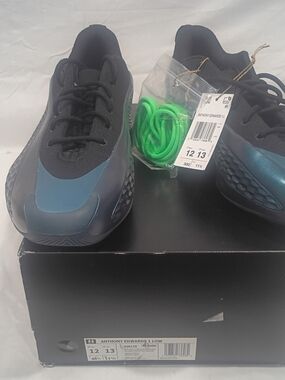 ANTHONY EDWARDS 1 Low Basketball Shoes - Blue Black